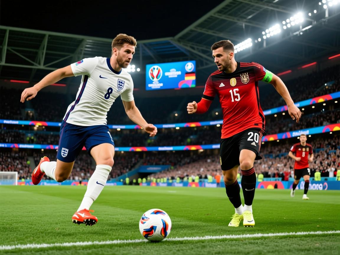 英格兰队逆转德国，欧洲杯四分之一决赛晋级